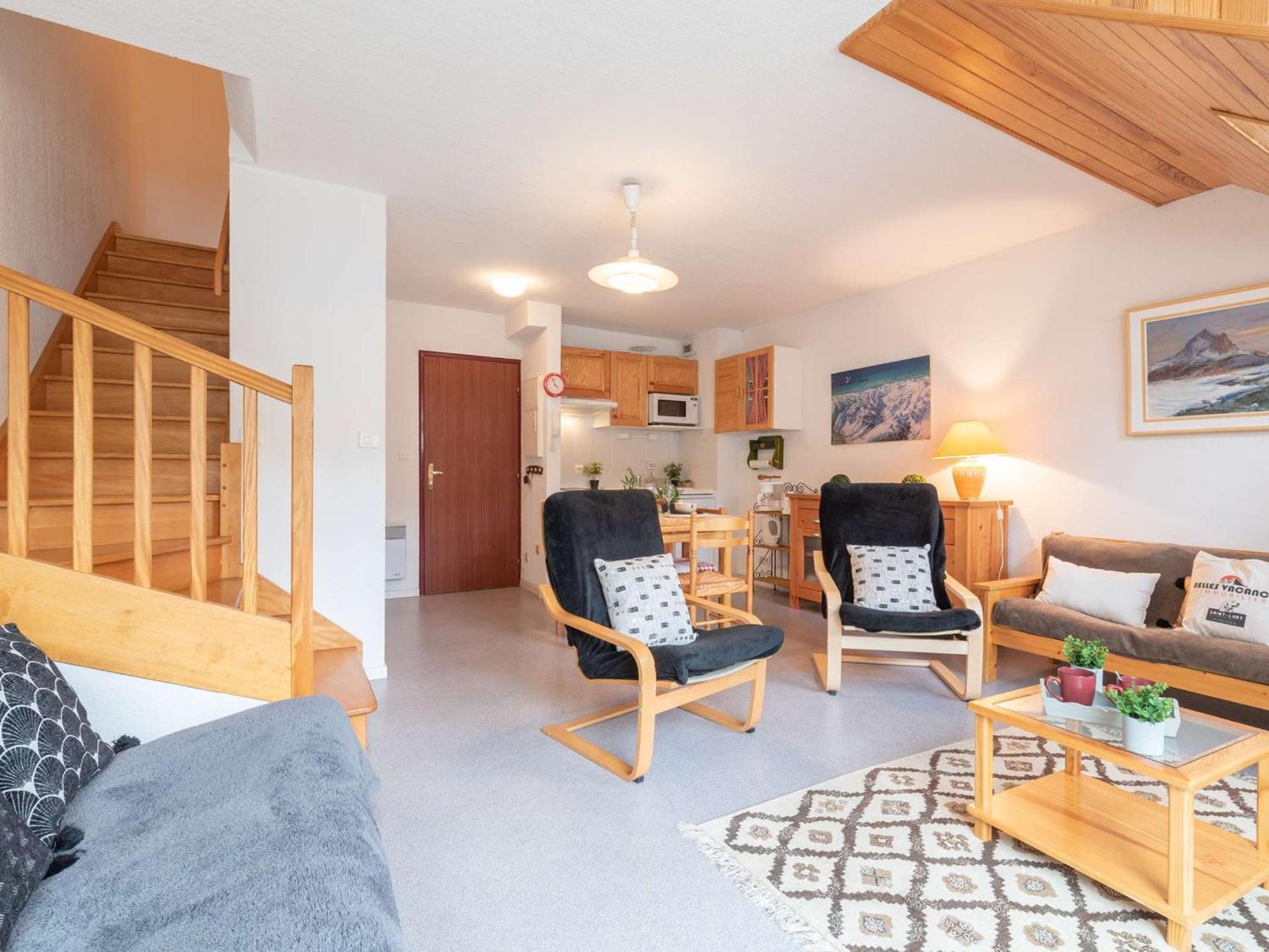 Duplex Confortable Avec 2 Chambres, Balcon Et Parking A Saint Lary Village, Proche Des Thermes Et Telecabine - Fr-1-296-336 Eksteriør billede